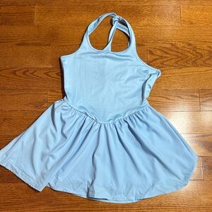 FREE Temu athletic Light Blue Halter Dress